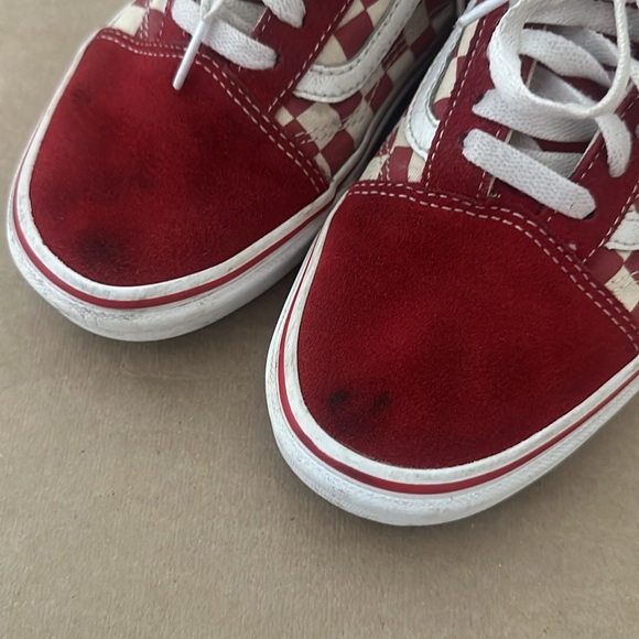 Vans SK8-Low Checkered Red - Picture 9 of 13